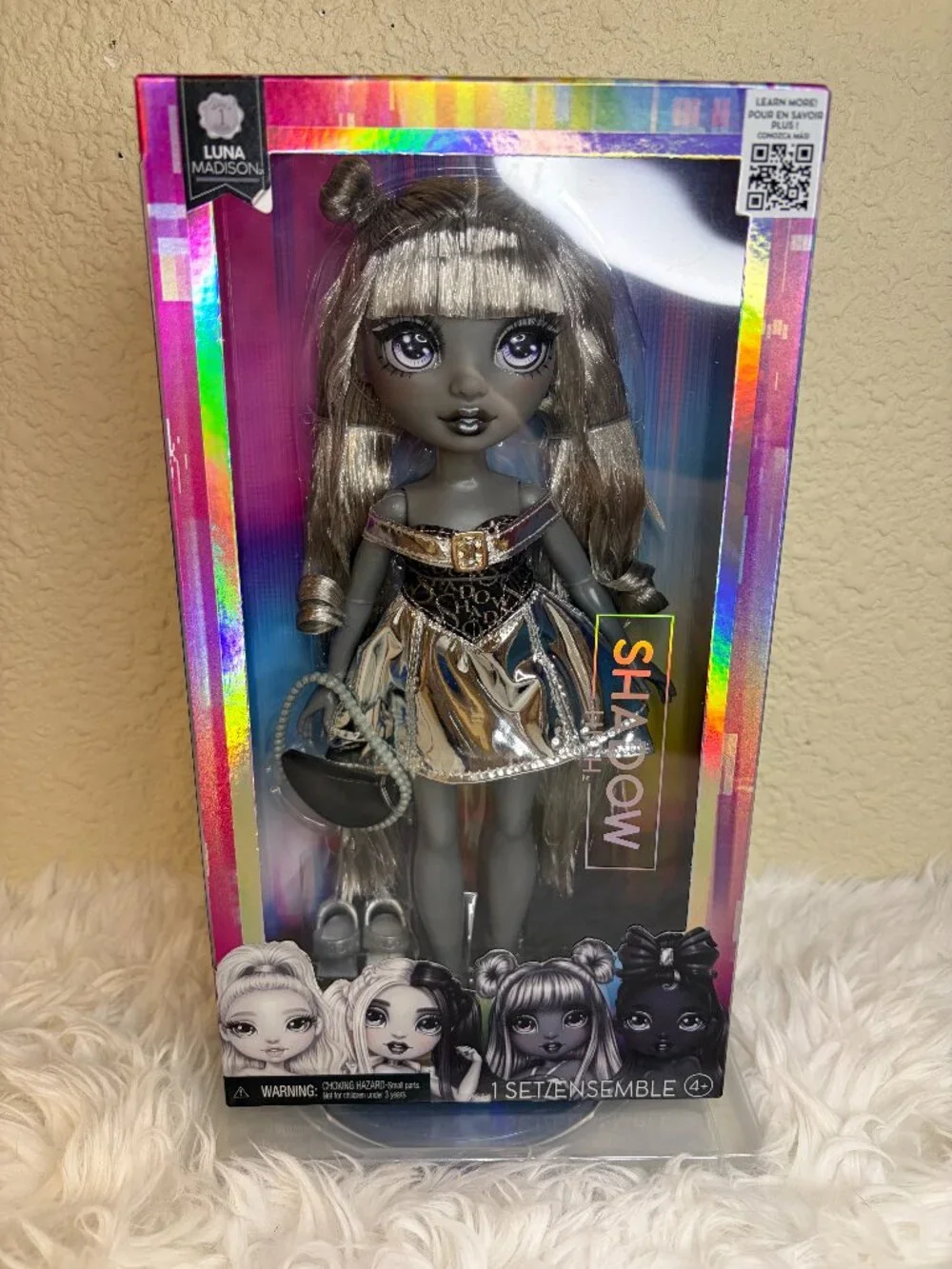 Shadow High Luna Madison Silver Gray Fashion Doll MGA Series 1 NIB NWT